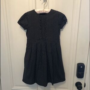 Olive juice black polka dot dress 6